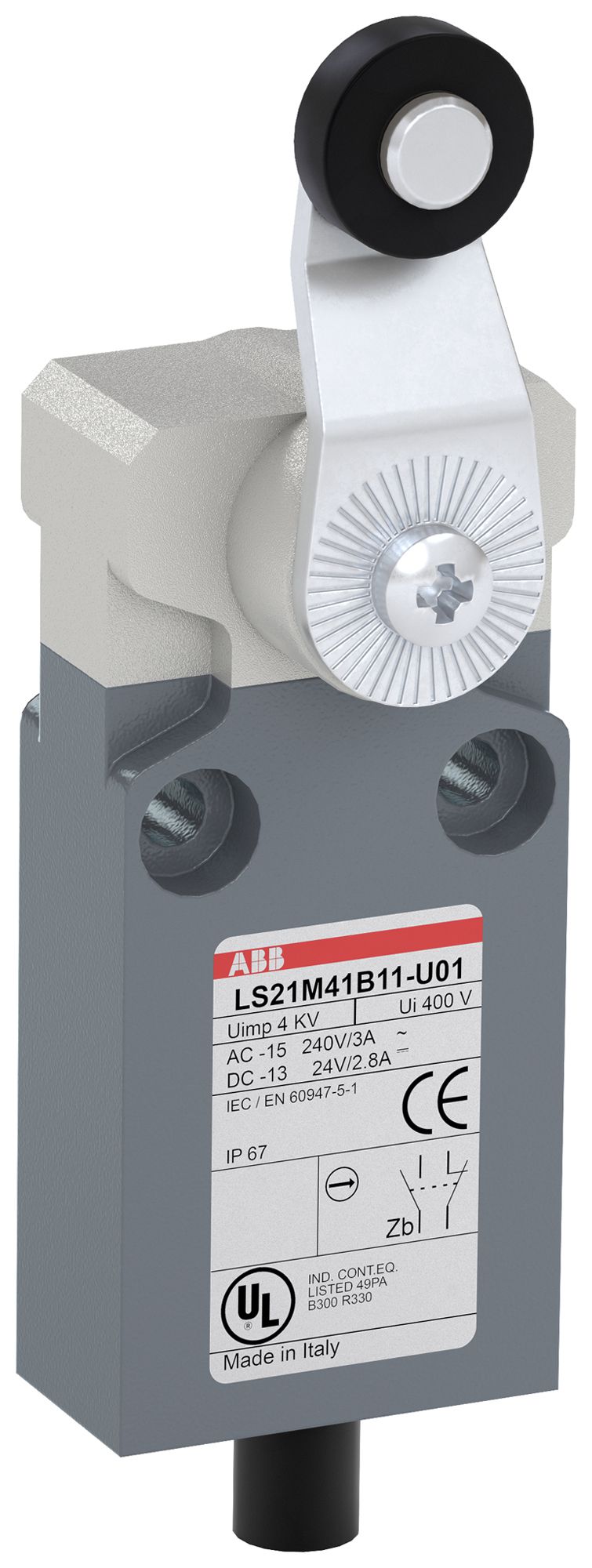 Positionsschalter ABB LS2 Rollenschwenkhebel Zamak Kabel