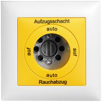 UP-Drehschalter EDIZIOdue 0/1L deutsch für Aufzugschacht ohne Zylinder