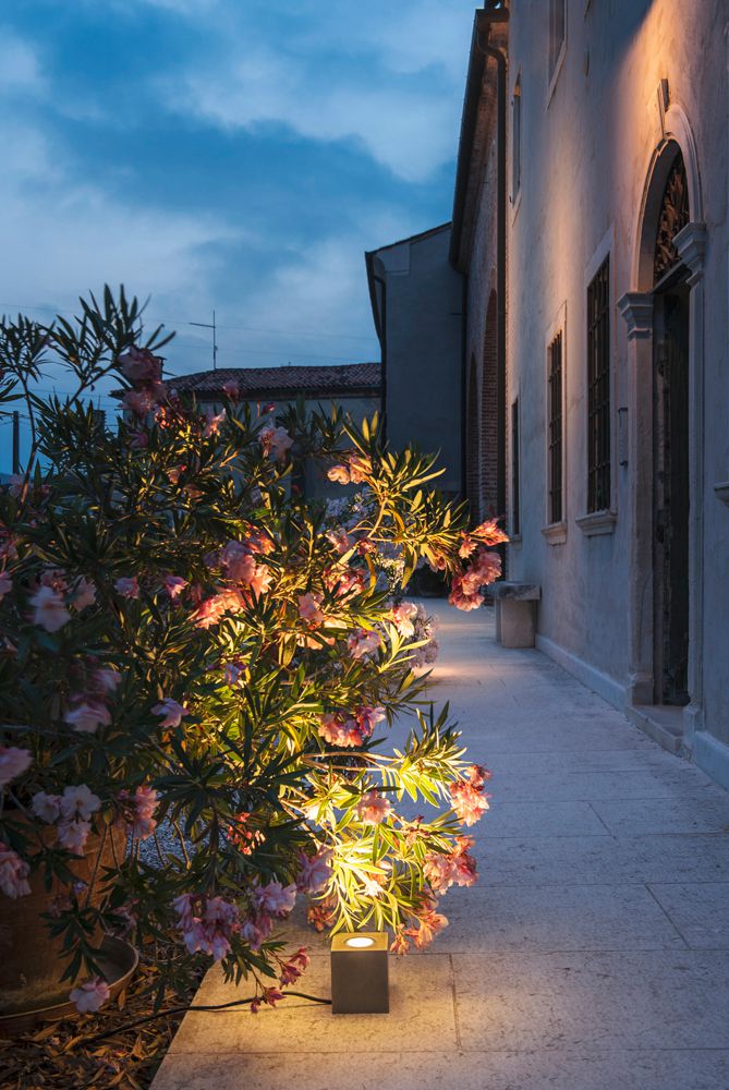 AP-LED-Bodenleuchte SLV CONCRETO GU10 10W IP65 105×105×117mm grau