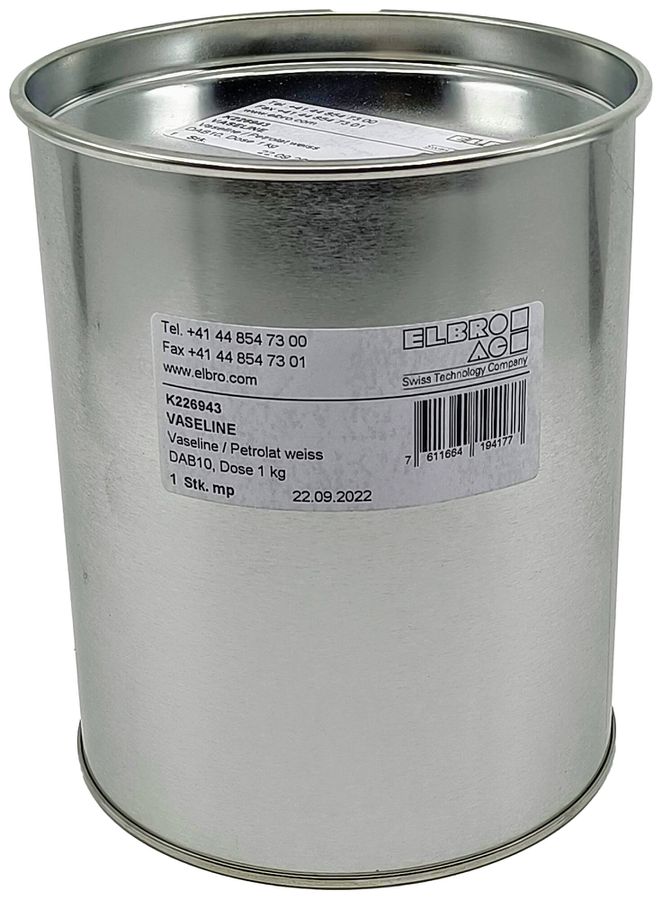 Produit lubrifiant ELBRO vaseline gel boîte 1000g