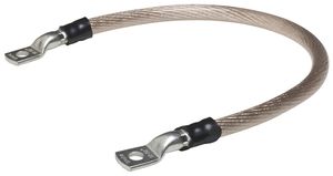 Flexibler Verbinder Flury PA 36 Cu, 50mm² rund, Kabelschuh Ø10.5mm, L=330mm