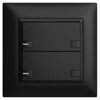 Poussoir KNX RGB ENC EDUE FMI, 250mW, a.LED RGB, 2×poussoir, comm.2×touches, no