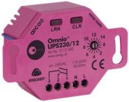 EB-RF-Schaltaktor Omnio UPS230/12, 2-Kanal 2S 6A/240VAC, EnOcean