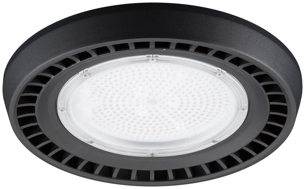 LED-Pendelleuchte Start Highbay 150W, 840, 19000lm, 90°, IP65, 1…10V, schwarz