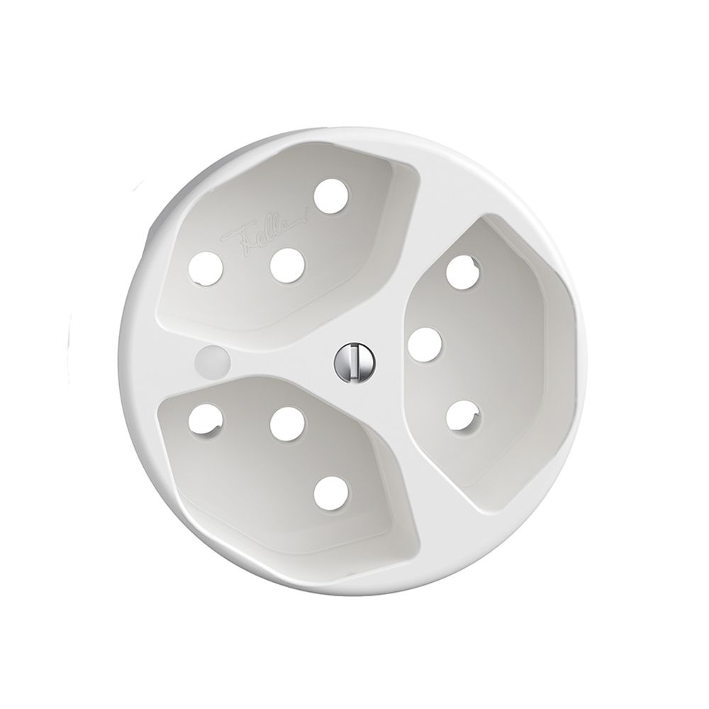 Frontscheibe STANDARDdue 3×T13 m.Frontlinse, weiss