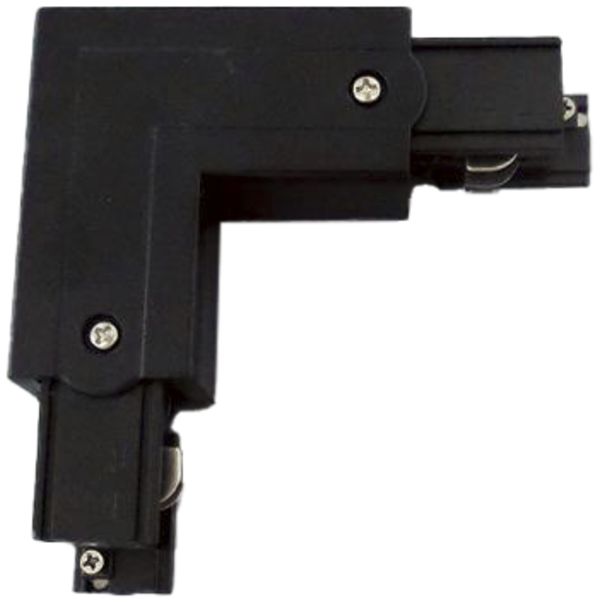Eckverbinder DOTLUX 90° dreiphasig rechts schwarz