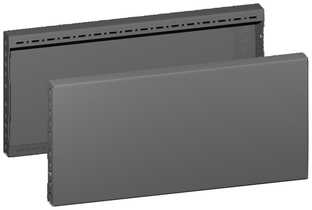 Cache-socle Rittal VX 8660.043 600×200×29mm kit latéral acier noir