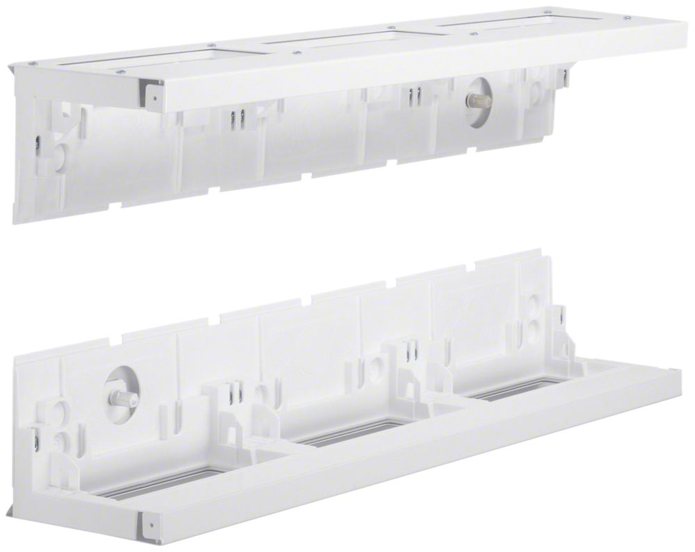 Kit parte superiore/base Hager univers 3 file quadro AP IP30 CP I 750×160mm 2 pz