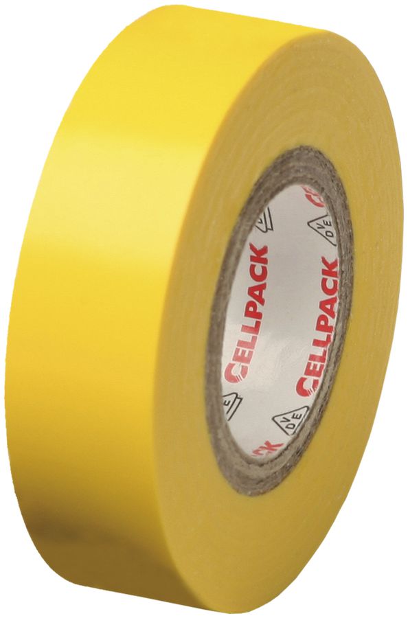 Isolierband Cellpack 128 15mm×10m gelb