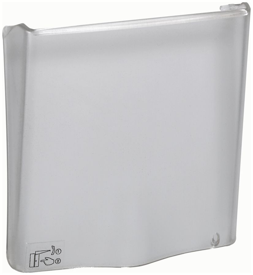 Blende für Alarmtaster transparent