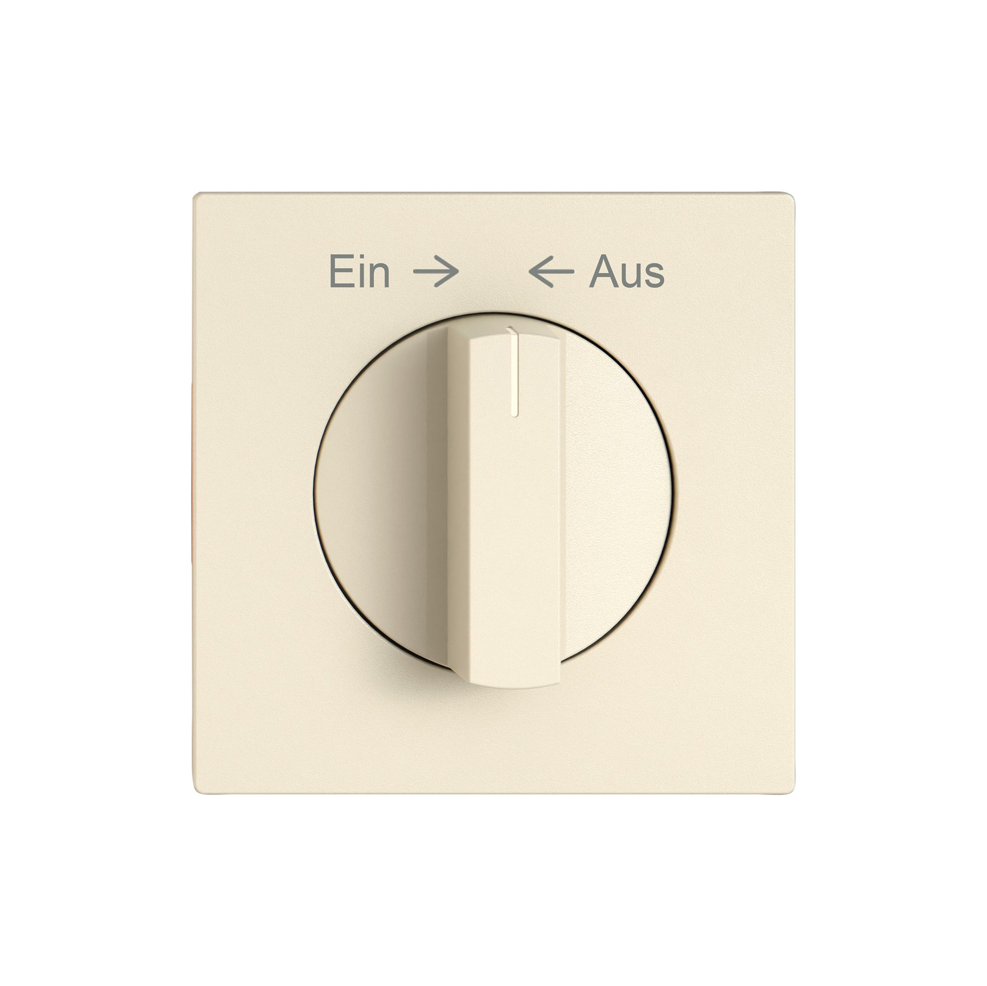 Montageset EDIZIO.liv SNAPFIX® f.Schwenktaster m.Griff Ein → ← Aus cr