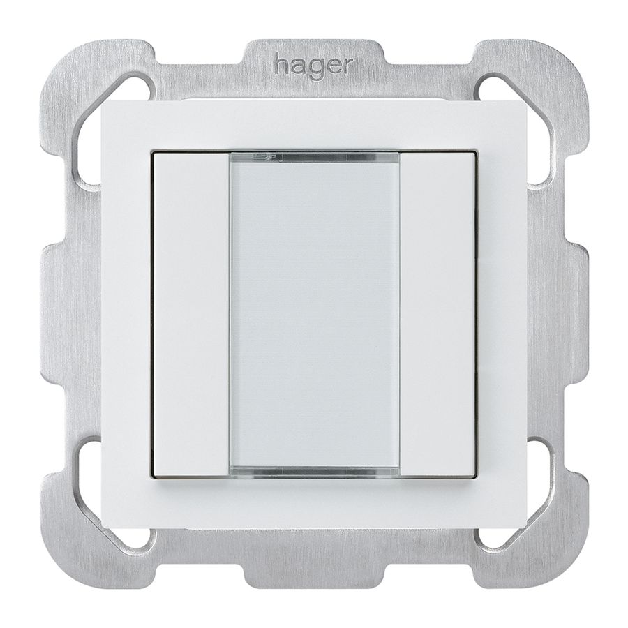 Tasto INC kallysto B KNX 2× s/e-link bianco