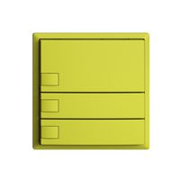 KNX-Taster RGB EDUE, 250mW, o.LED, 3×Taste, 1×Tastenb., lem