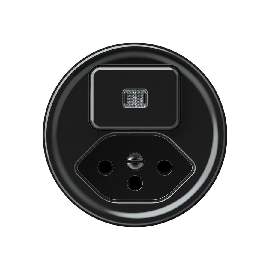 Combinazione origin sch 6 + 1×tipo 13 luminoso nero