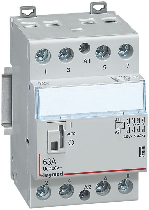 Contattore AMD CX3 25A 4NO 400VAC manualmente