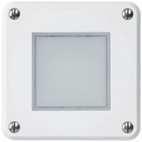 Luminaire LED ENC robusto C IP55 blanc LED rouge/vert