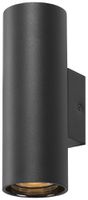 Wandleuchte SLV ASTO TUBE GU10 2×10W Ø70×200mm schwarz