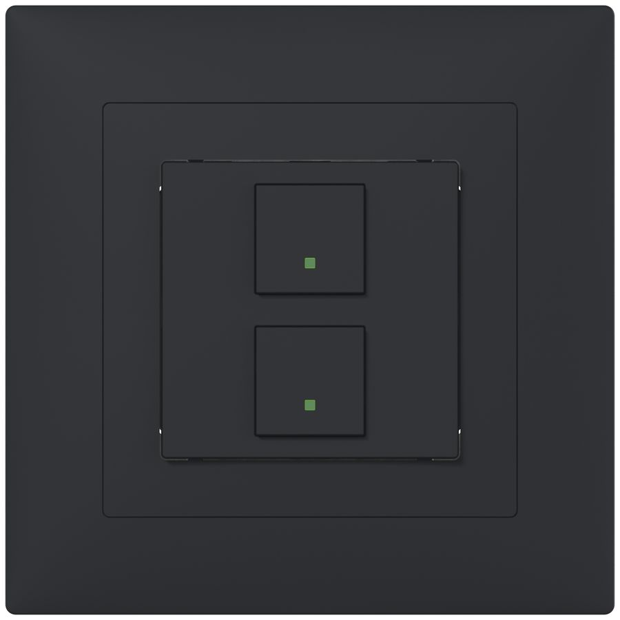 Kit frontal ENC ABB SIDUS anthracite pour senseur 1×free@home