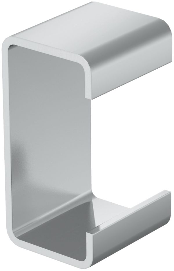 Entretoise Bettermann pour montage sur tige US 5 80×45×40mm, A2, 1.4301, 2B