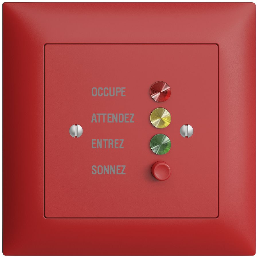 Station de porte ENC EDIZIOdue pour signaux d'appel, berry