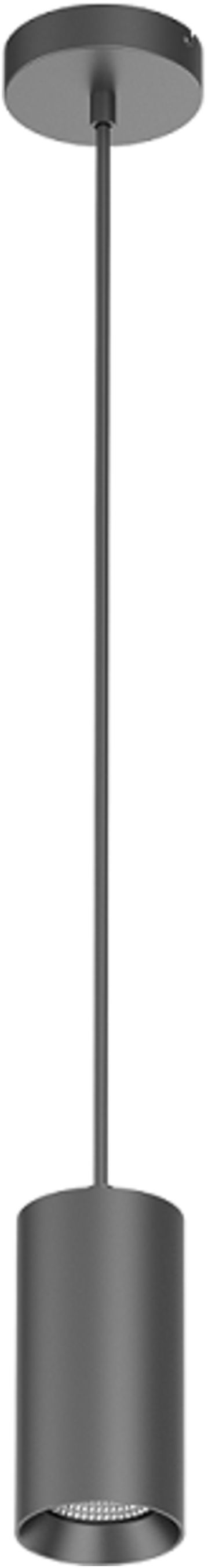 Kit di sospensione DOTLUX per SLIMvario, rosone Ø100×41mm, nero