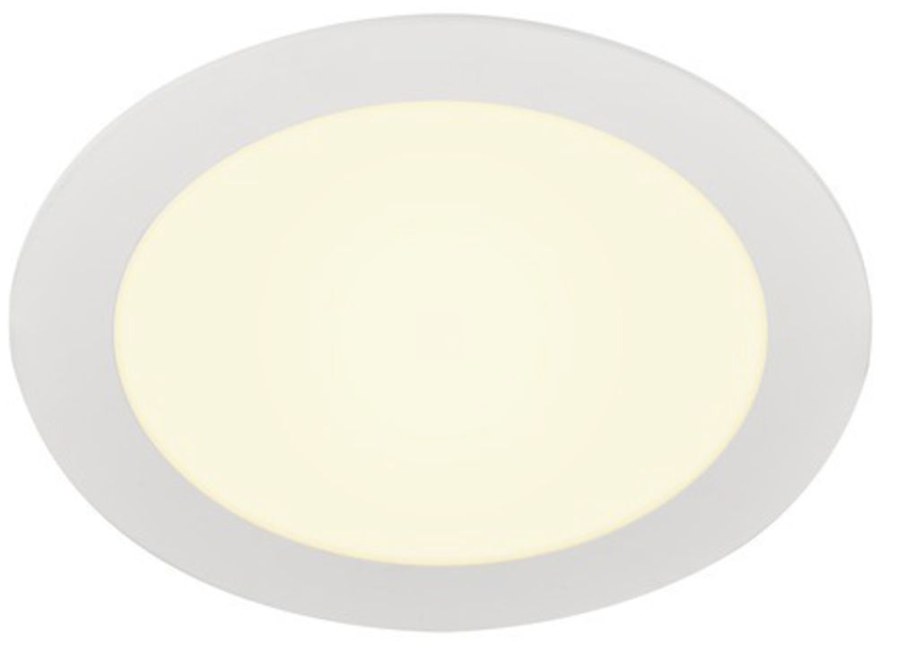 EB-LED-Deckenleuchte SLV SENSER18 ROUND 350mA 9.7W 950lm 3000K EB-Ø155mm ws