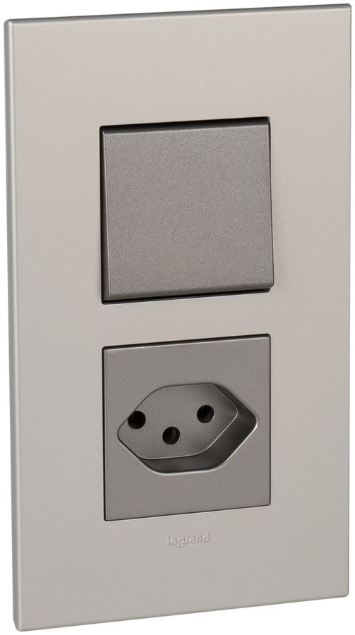 Combinazione INC ATO 3/1L+T13 alluminio perla grd.I+I