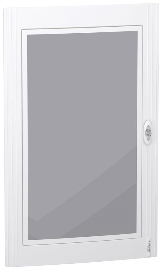 Tür SE PrismaSeT XS für 5×24TE Sichtfenster aus Glas Rahmen weiss 550×900×20mm