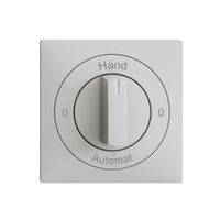 Kit frontal 0-Hand-0-Automat EDIZIOdue 60×60mm gris clair