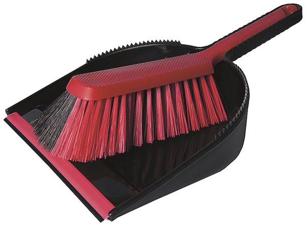 Ensemble pelle/balayette Plica Heavy Duty 34×22.5cm crin cheval/polyester no/ro