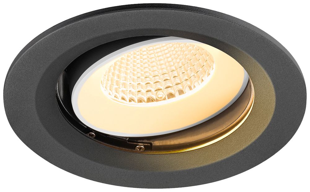 Downlight LED SLV NUMINOS MOVE M 12W 1800lm 3000K MB DALI Ø135×80mm no/bc