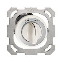 UP-Schwenktaster 0<->1 weiss mit Drehgriff