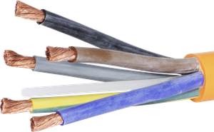 Kabel EPR-PUR 5×70mm² 3LNPE orange