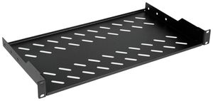 Geräteboden ROLINE 485×45×250mm 15kg schwarz Fachboden