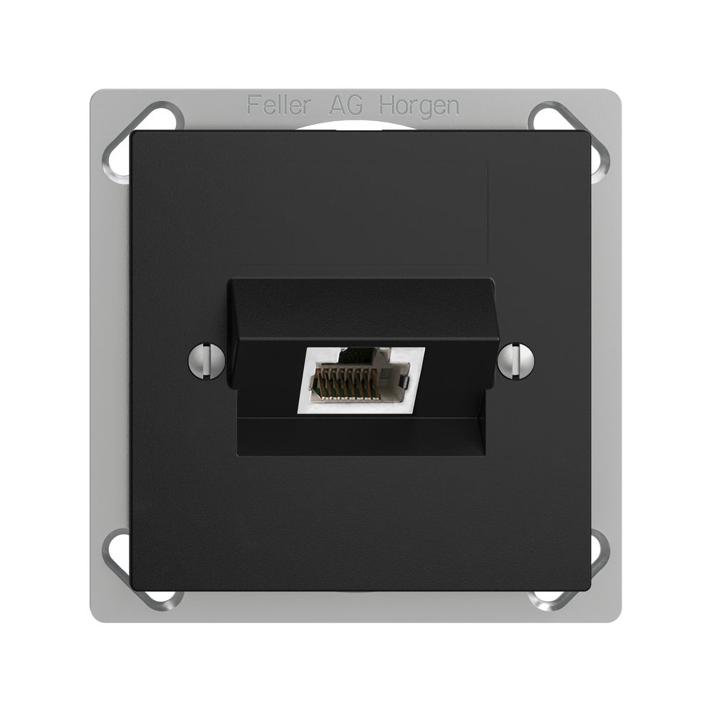 EB-Dose 1×RJ45/s 4P ITplus EDIZIOdue schwarz