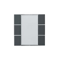 Frontset Hager kallysto 6×KNX anthrazit