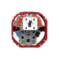 Kombination Feller SNAPFIX® S6L+T13 Seitenbeleuchtung ws