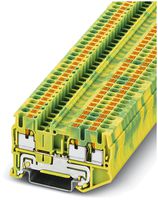 Borne 0.14…4mm² vert/jaune AWG26…12