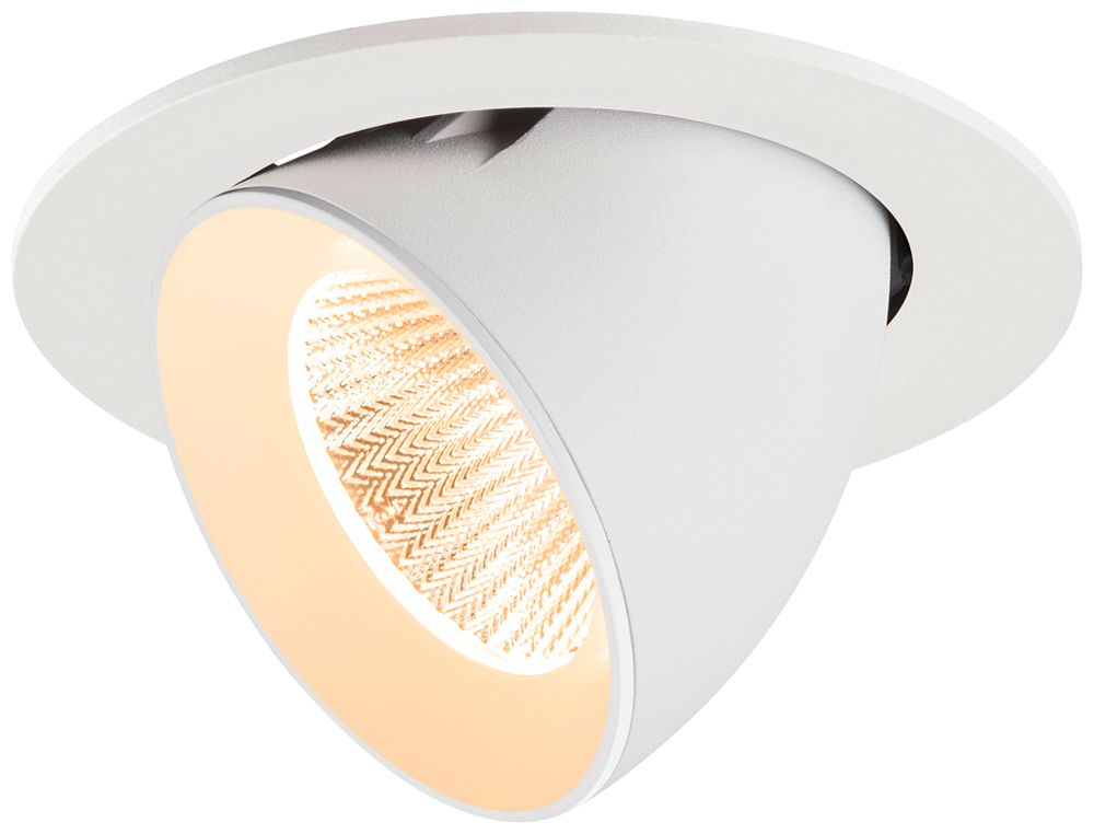 LED-Downlight SLV NUMINOS GIMBLE L 17W 2400lm 2700K MB DALI Ø160×115mm ws