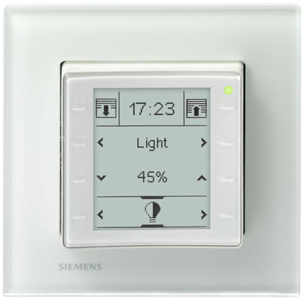 UP-KNX-Raumediengerät Siemens UP227+Montagepl.+60×60 Adapt.