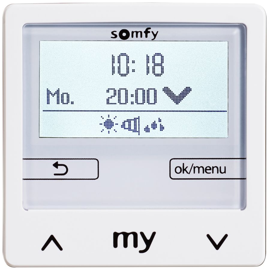 Comando INC Somfy Soliris Smoove Uno, modulo 50×50mm, bianco