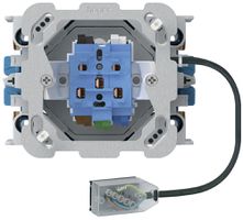 EB-Steckdose 1×T15/25 Hager Technofil mit EB-Dose G3