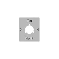 Disco indicatore 0-Tag-0-Nacht bianco per interr.rotativo FLF FH