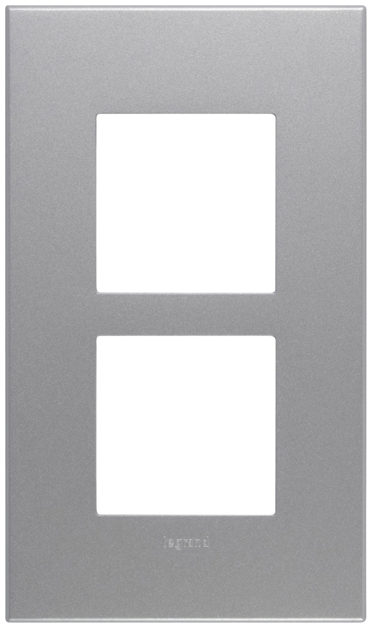 Abdeckrahmen ATO 1×2 Modul, soft alu