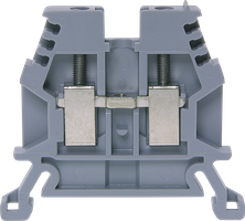 Borne de passage joignable WZ Ex 0.5…2.5mm² 24A 1000V vis 2×1 rail DIN 35mm gr