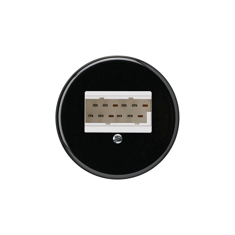 Einsatz zu UP-Dose basico 2×TT83 schwarz