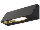 Applique SLV PEMA SQUARE, E27 15W IP65 noir
