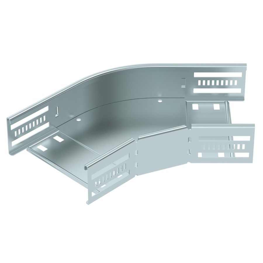 Coude BET RB 45° 60×150mm acier zingué en continu