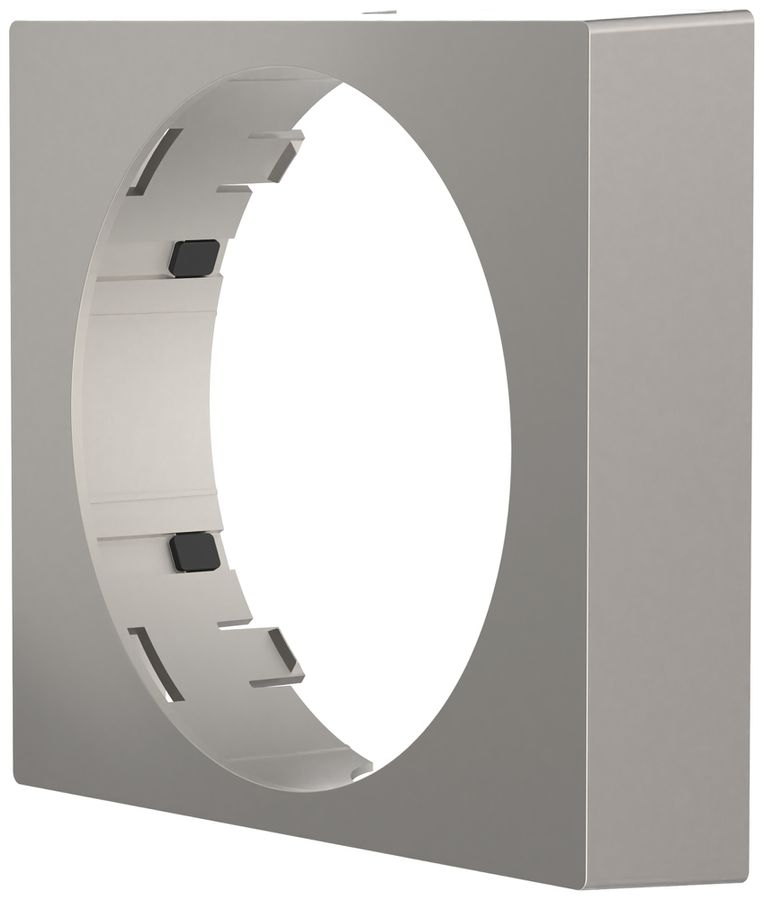 Cadre de décoration ABB Busch-Watchdog PRO acier affiné