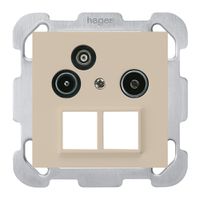 UP-Antennendose R/TV-Daten kallysto HMS B 2GHz 10.5db beige